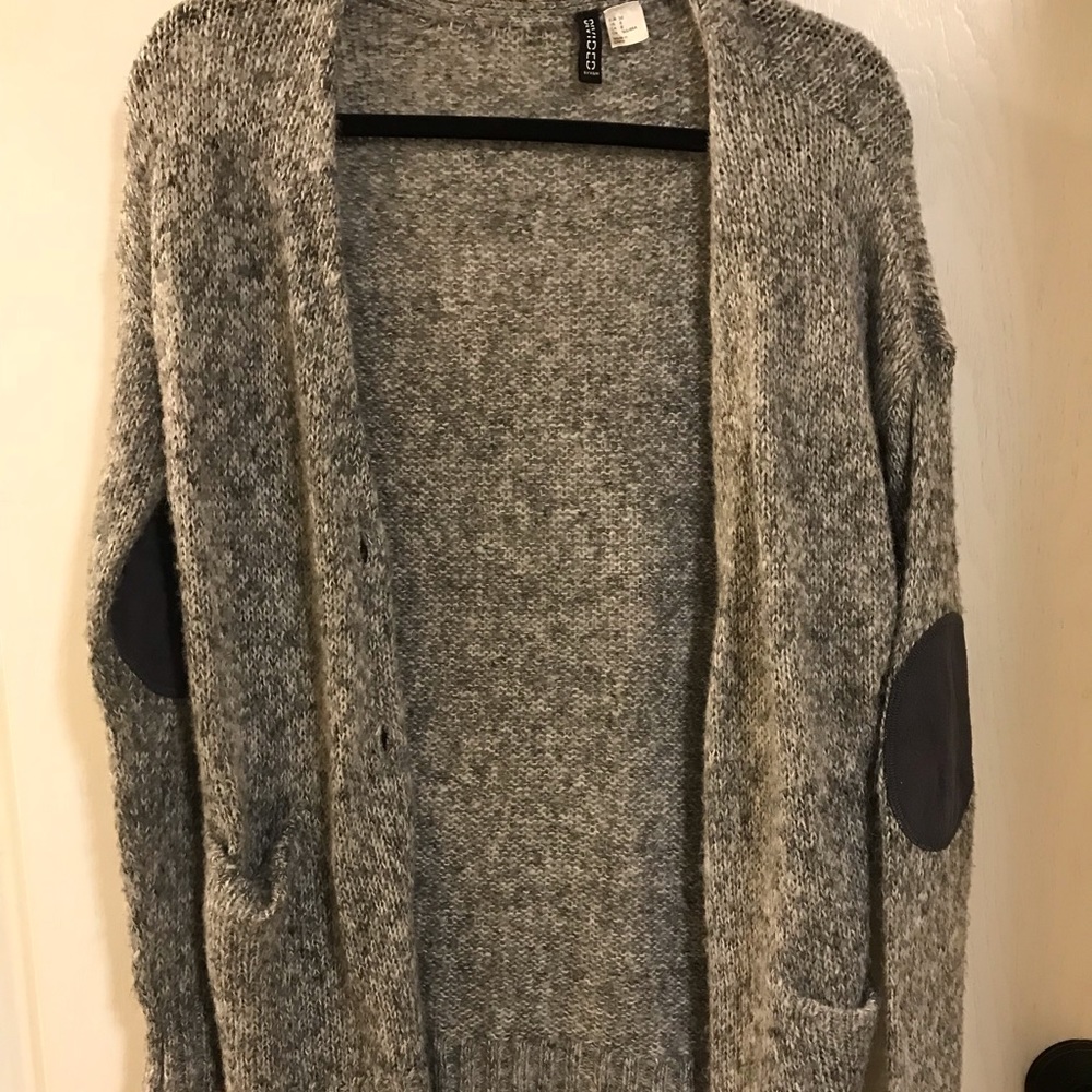 H&M Grey Chunky Knit Sweater